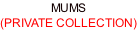 MUMS  (PRIVATE COLLECTION)